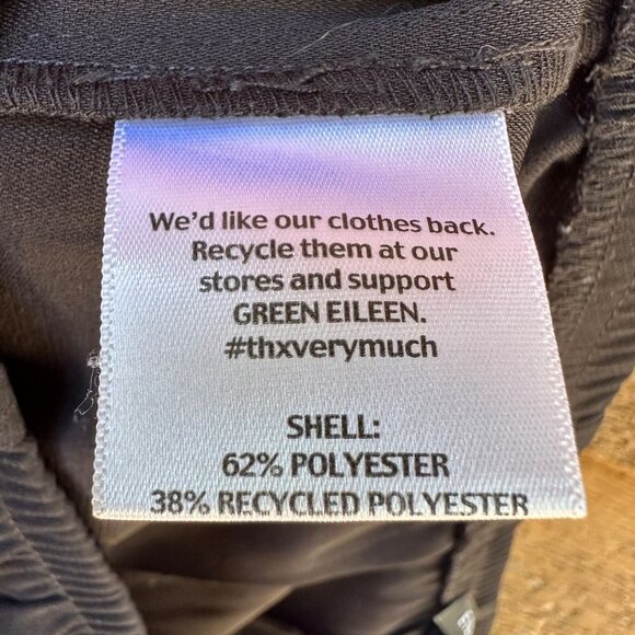 Eileen Fisher Petite Black Stretchy Trouser Size S - Picture 6 of 9